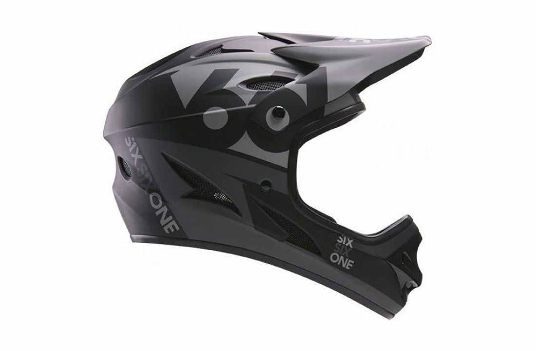 661 Comp II helma Matt Black - (sixsixone) vel. XS