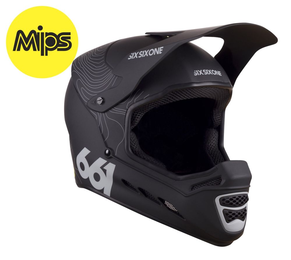 661 Reset helmet MIPS Contour Black - (sixsixone) MIPS