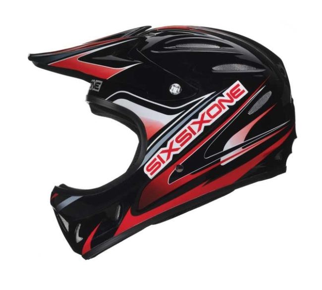 661 Strike helma Blk/red - AKCE SixSixOne