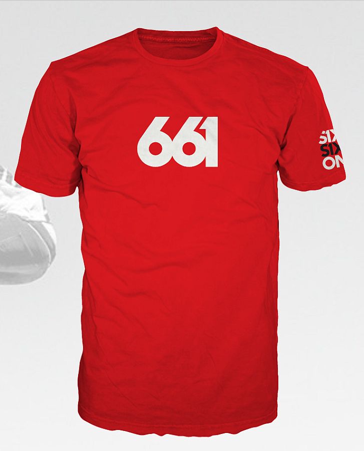 661 Numeric Red tee - tričko červené