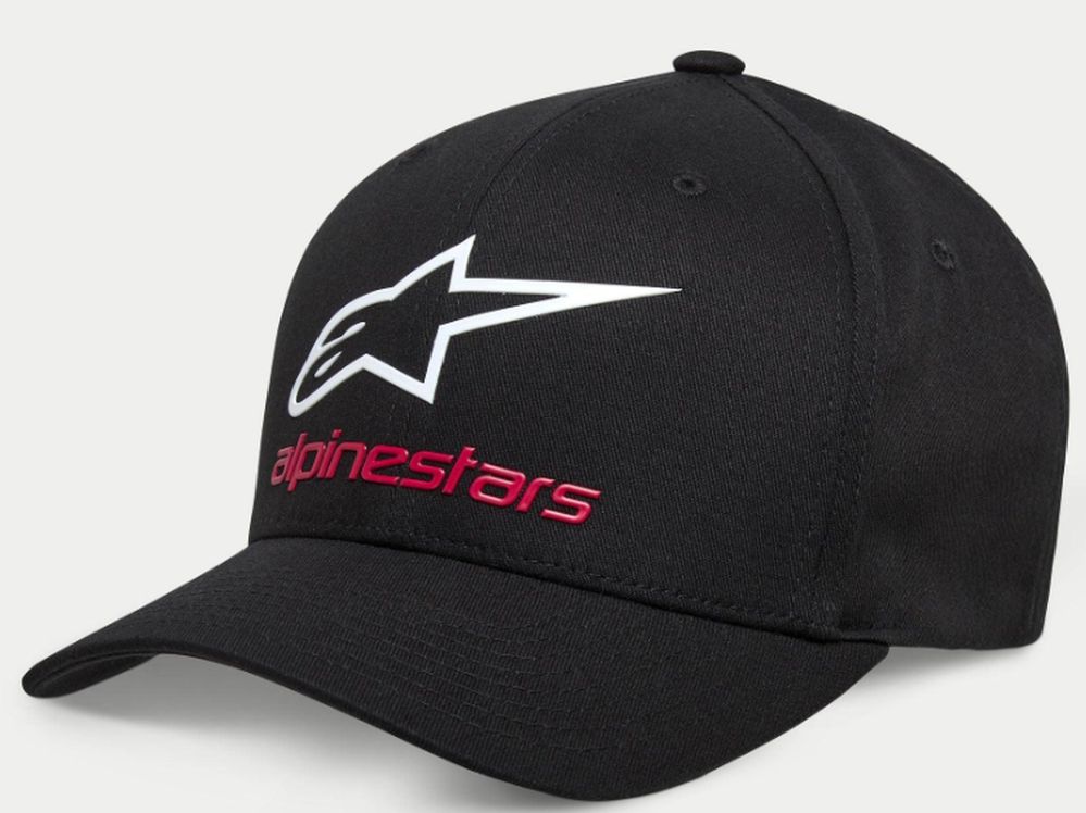 Alpinestars Always 2.0 hat Flexfit hat black white red
