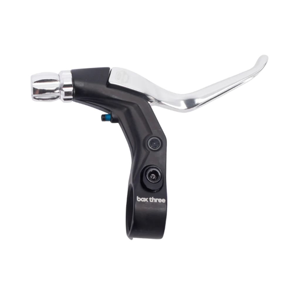 Box Three Brake Lever Long - Silver