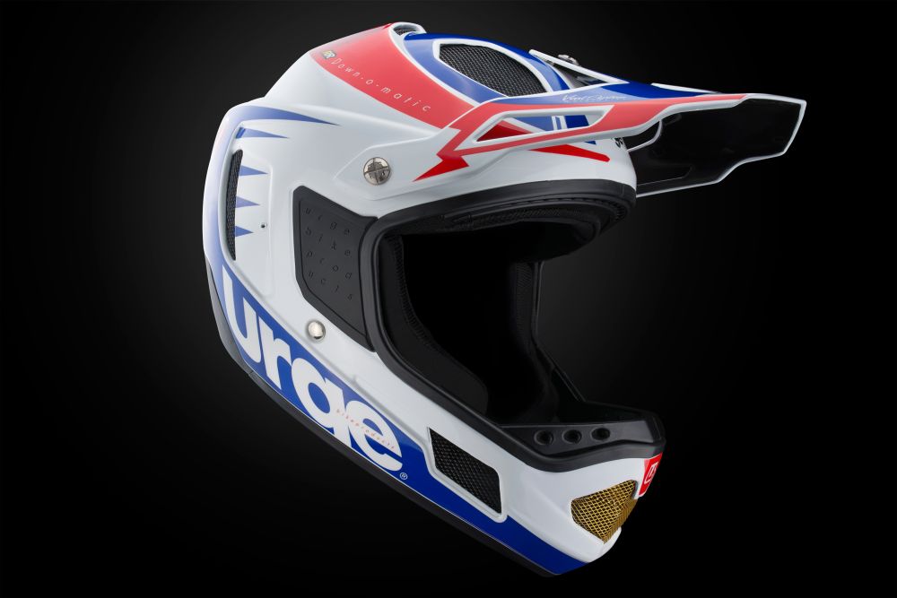 URGE Down-O-Matic RR - White Red Blue helmet