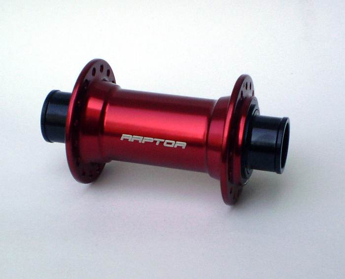 RAPTOR Firejet MTB 20 mm SIMPLE 32 děr, červený přední náboj