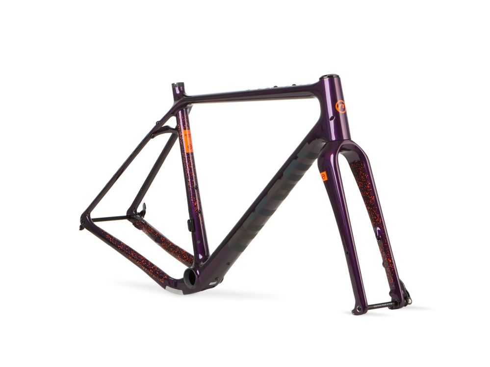 Accent Freak Carbon Gravel frameset - Size XS Ultraviolet