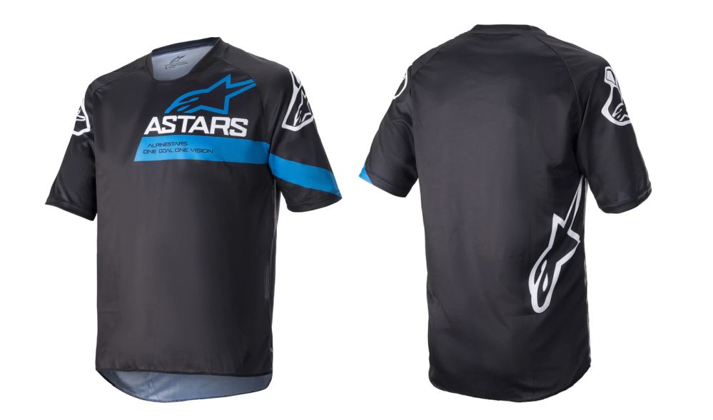 Alpinestars Racer V3 S/S Jersey - Black/Bright Blue