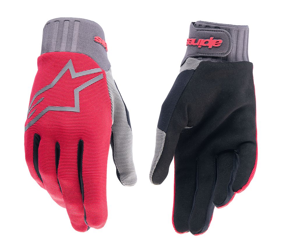 Alpinestars A-Dura rukavice Red Fluo