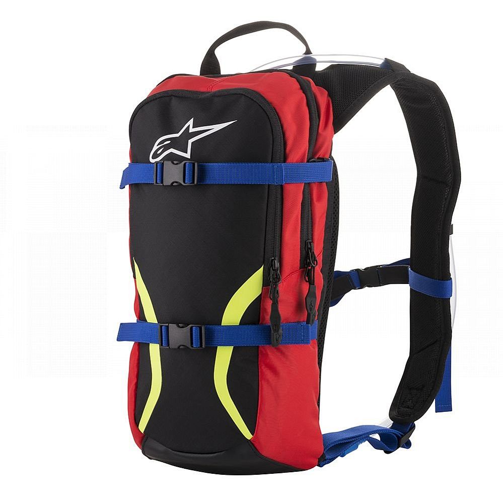 Alpinestars IGUANA batoh s hydratací - Black Blue Red Yellow