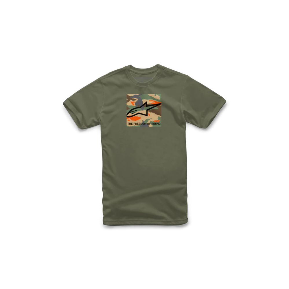 Alpinestars T-shirt Free Camo - Military Green