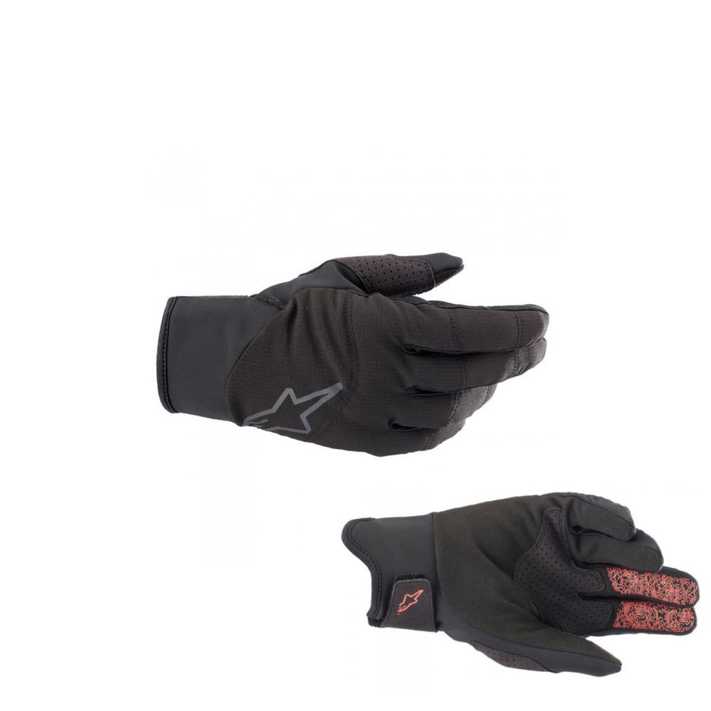 Alpinestars Denali 2 gloves - Black Coral Fluo