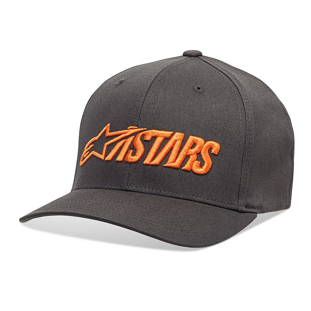 Alpinestars Angle Blaze hat Flexfit kšiltovka Charcoal / Orange