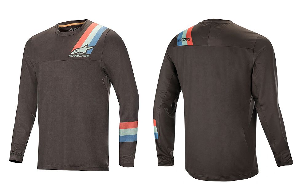 Alpinestars ALPS 4.0 L/S Jersey - Melange/Dark Gray/Teal Red