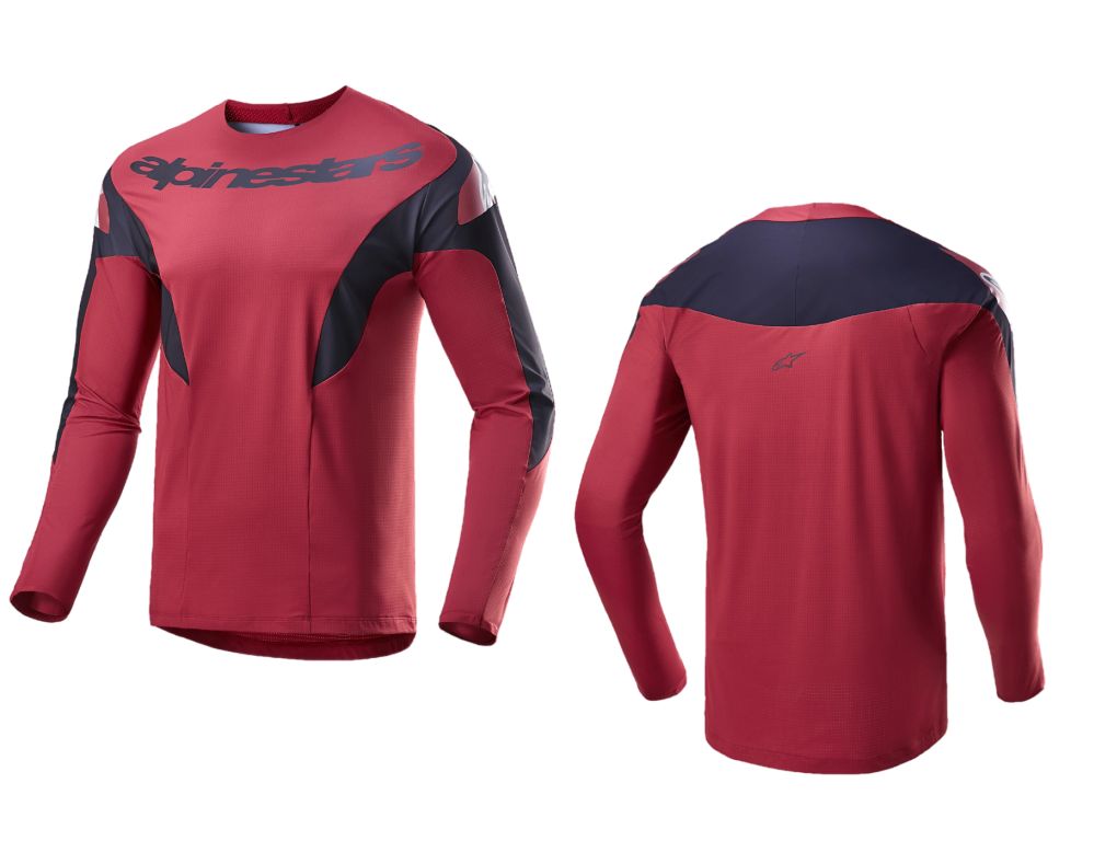 Alpinestars A-Supra Race L/S jersey - Burgundy