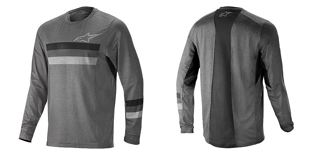 Alpinestars ALPS 6.0 L/S Jersey Melange Dark Grey Black