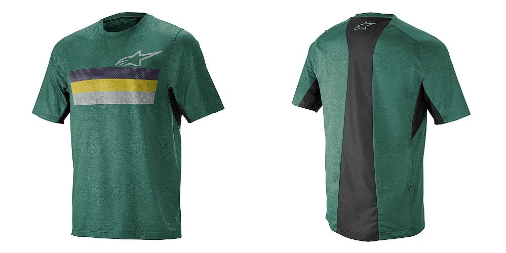 Alpinestars ALPS 6.0 S/S Jersey Melange Emerald Blue Celery