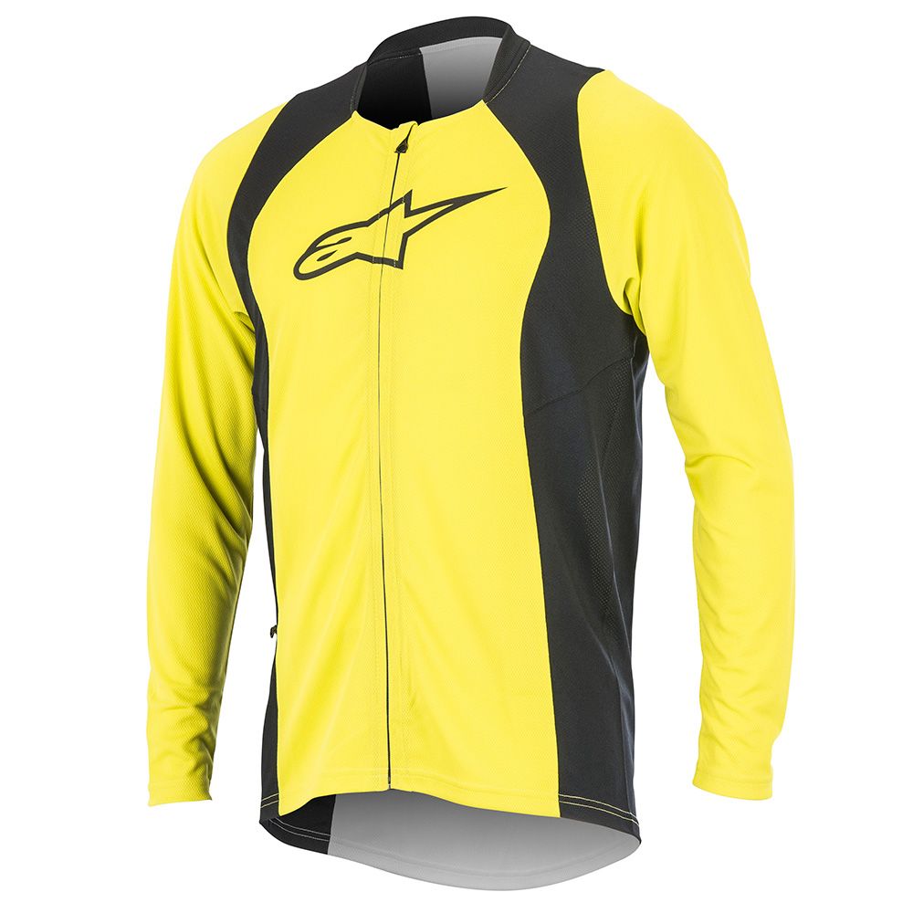 Alpinestars Drop 2 FULL ZIP Jersey Acid Yellow Black