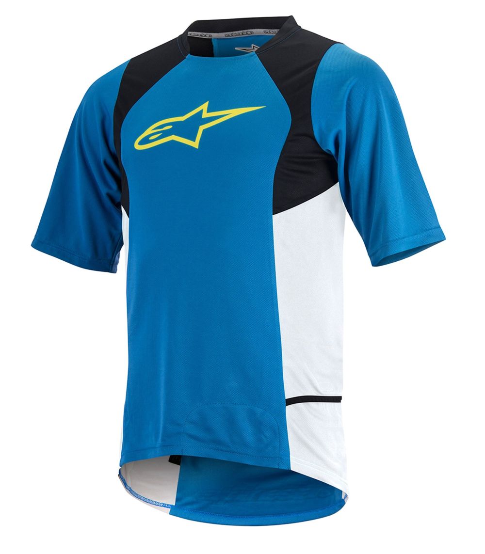 Alpinestars Drop 2 S/S Jersey dres Bright Blue Acid Yellow