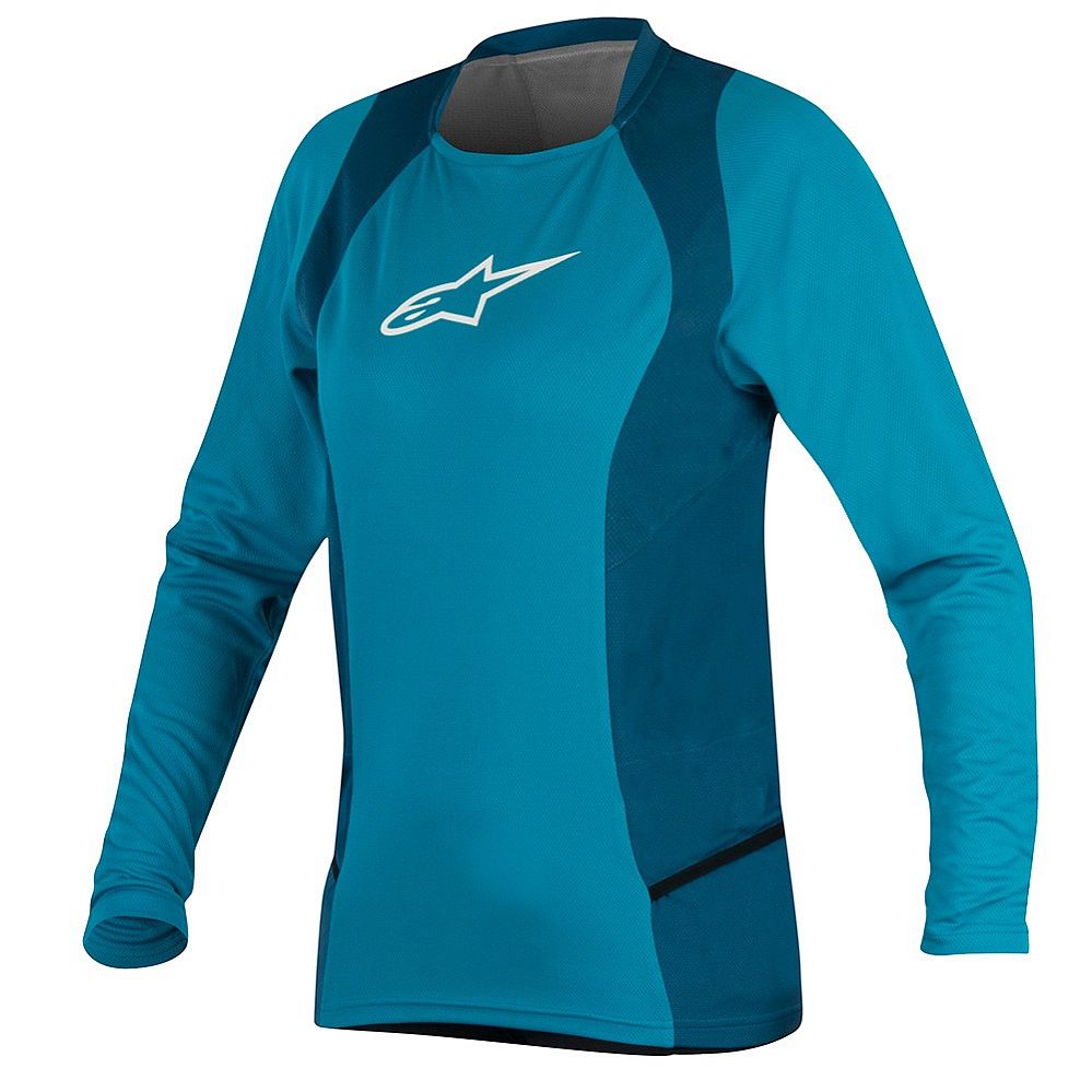 Alpinestars Stella Drop 2 L/S Jersey dres Ocean Blue White