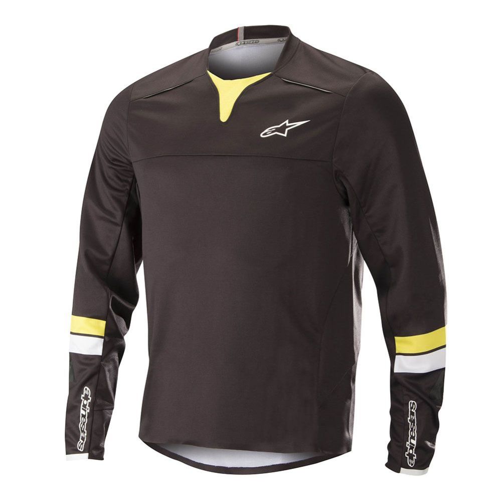 Alpinestars Drop PRO L/S Jersey Black Acid Yellow