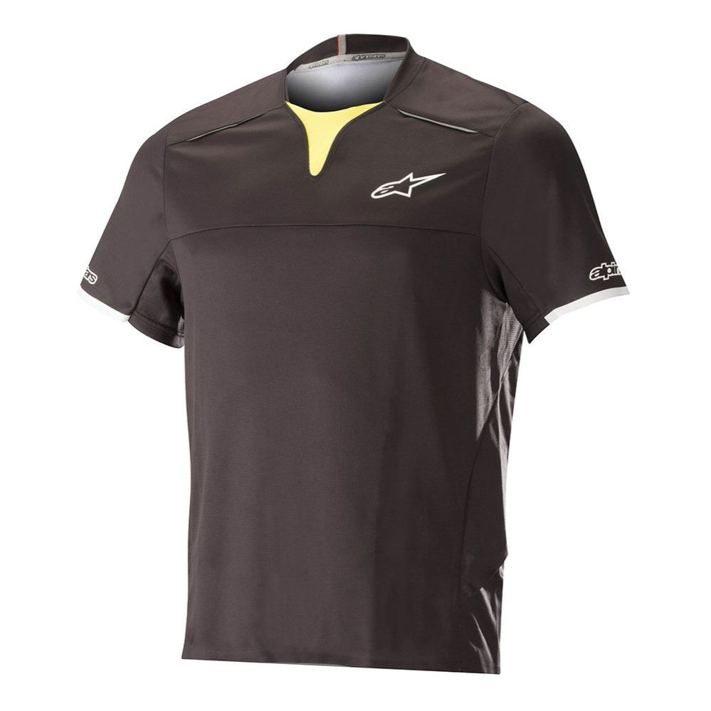 Alpinestars Drop PRO S/S Jersey Black Acid Yellow