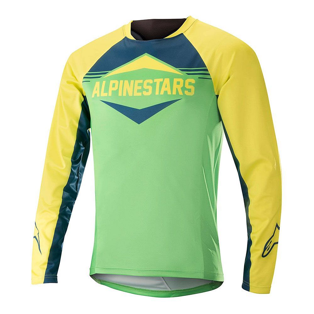 Alpinestars Mesa LS Jersey Acid Yellow Summer Green