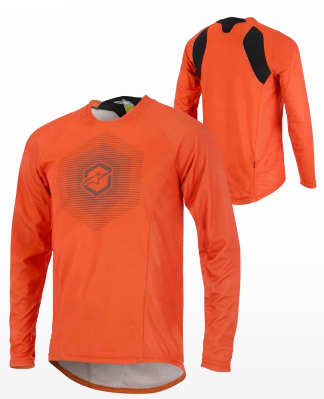 Alpinestars Mesa LS Jersey dres Spicy Orange Sapphire Blue