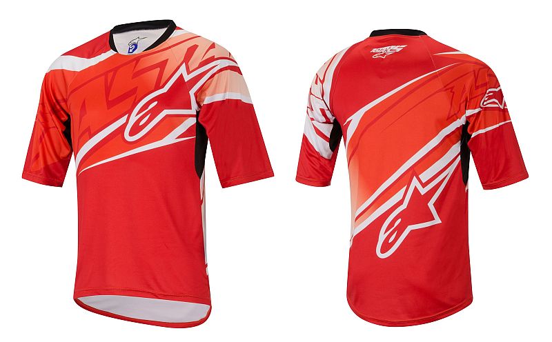 Alpinestars Sight S/S Jersey dres Red/Spicy Orange