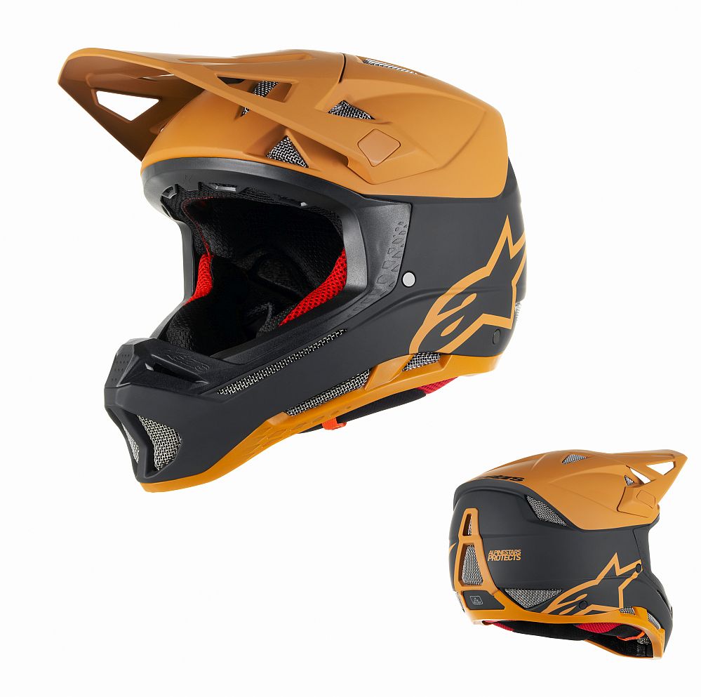 Alpinestars Missile TECH Racer MIPS helmet - Black Dark Gold
