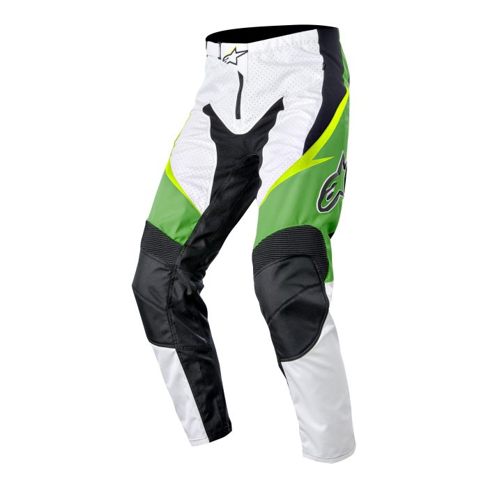Alpinestars Sight Pants White/Green/Lime - velikost 32