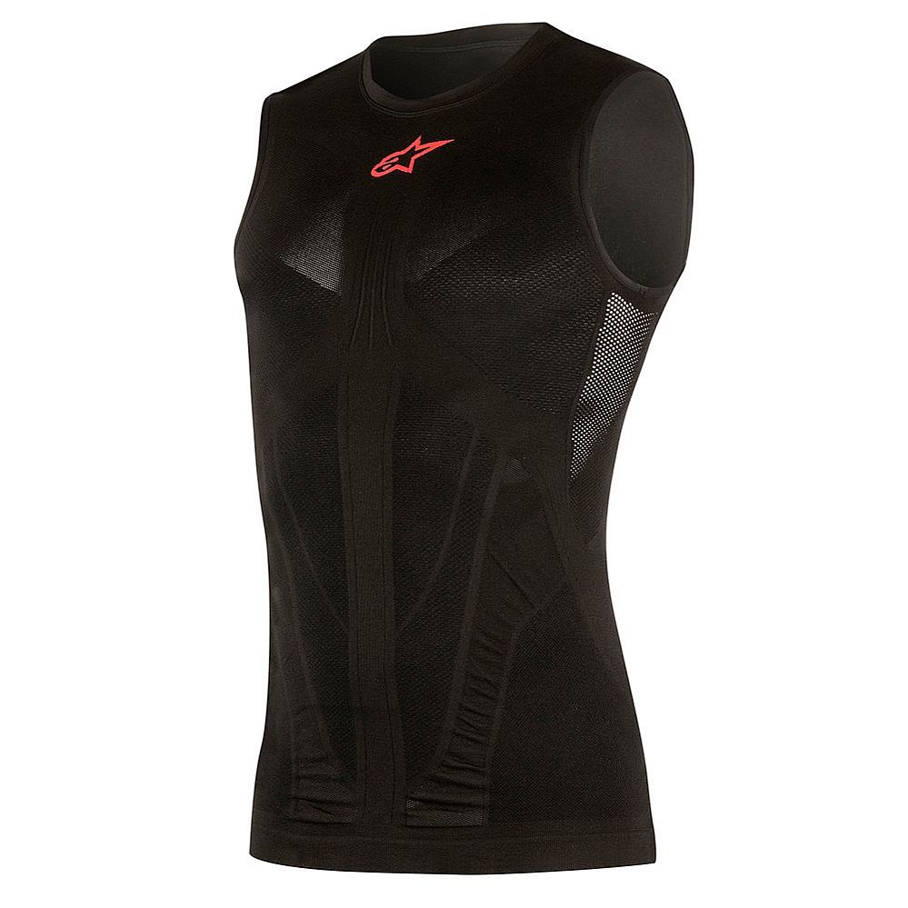 ALPINESTARS Tech TANK Summer Black Red - funkční nátělník