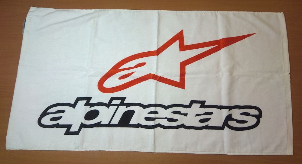 Alpinestars Towel white - size 90x47 cm