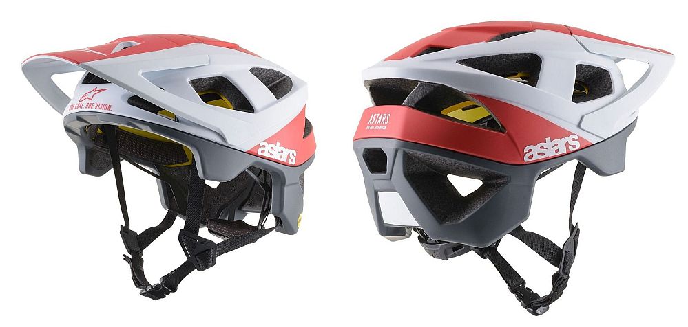 Alpinestars Vector TECH Polar Helmet MIPS - white red matt