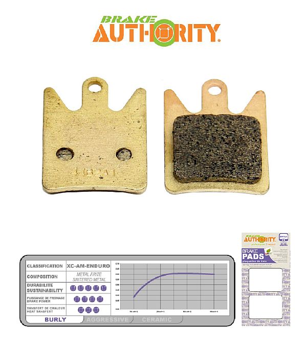 Brake Authority Burly - Hope Tech V2 brake pads