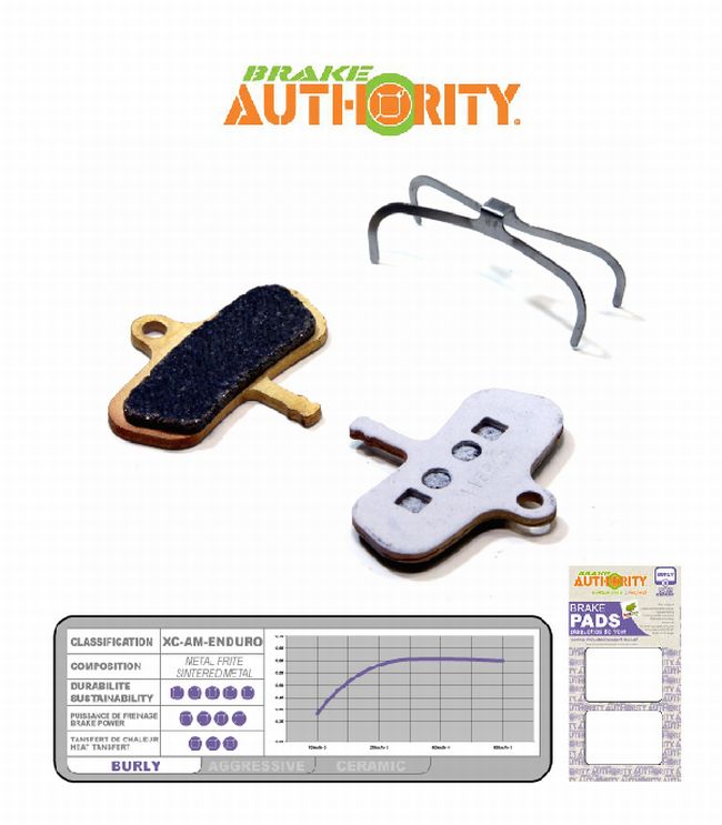 Brake Authority Burly - Avid Code brake pads