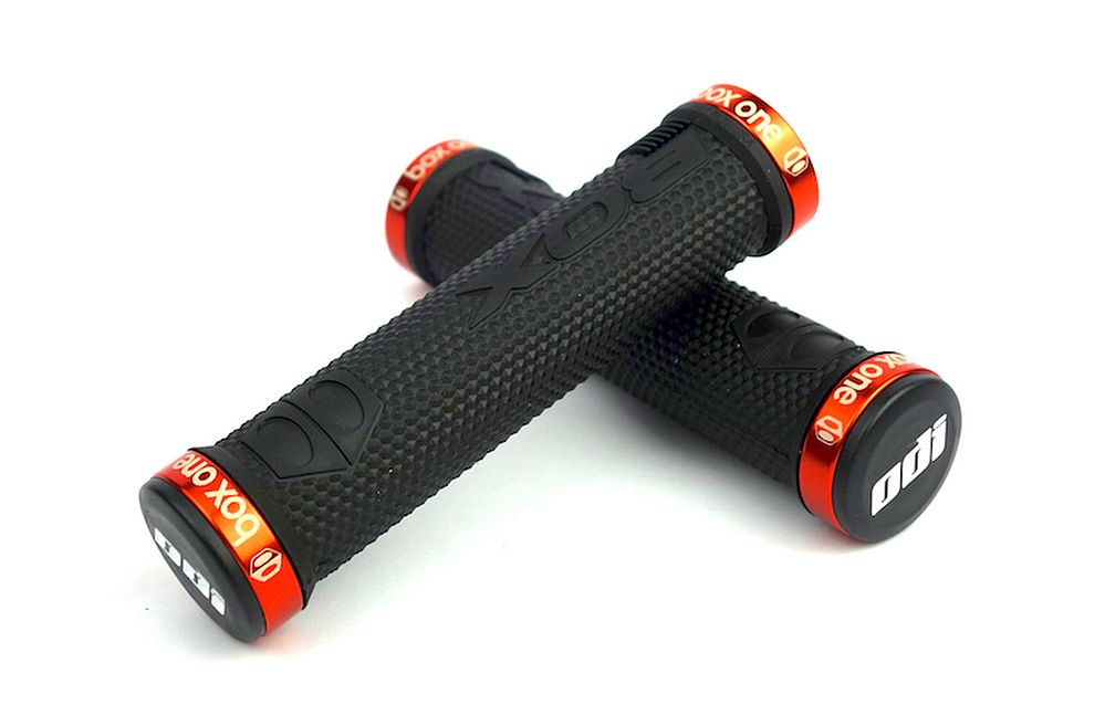 Box One Hex grips by ODI black/orange