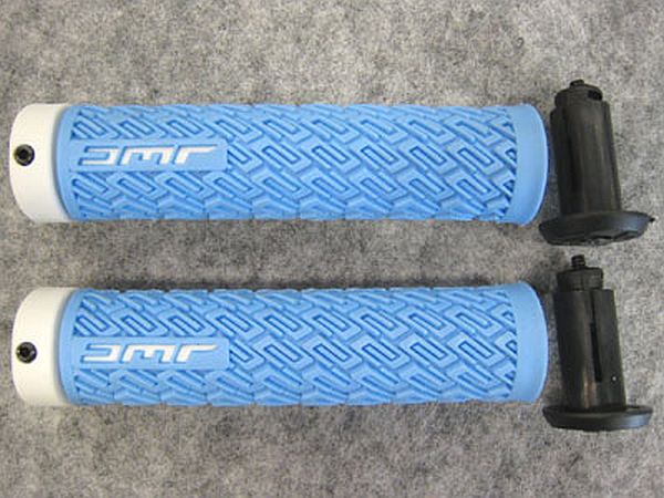 DMR LOCDD grips Lock-on without flange - blue