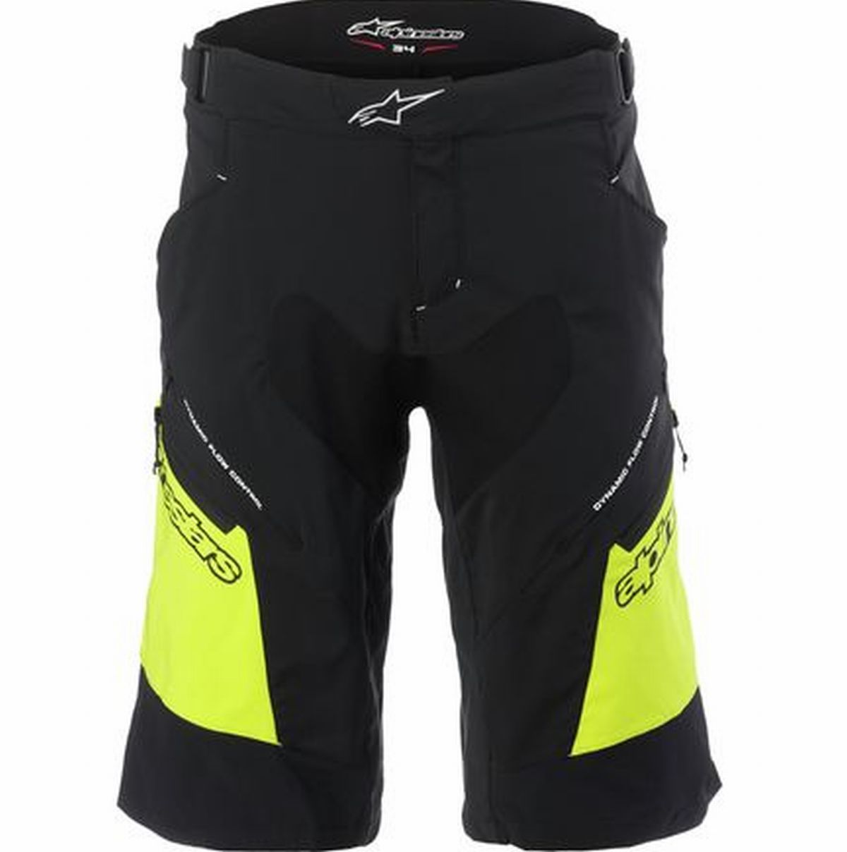 Alpinestars Drop 2 Shorts Black Acid Yellow