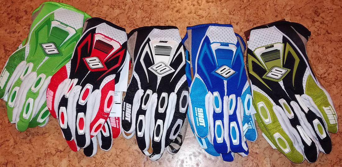 Shot Race Flexor gloves black size S