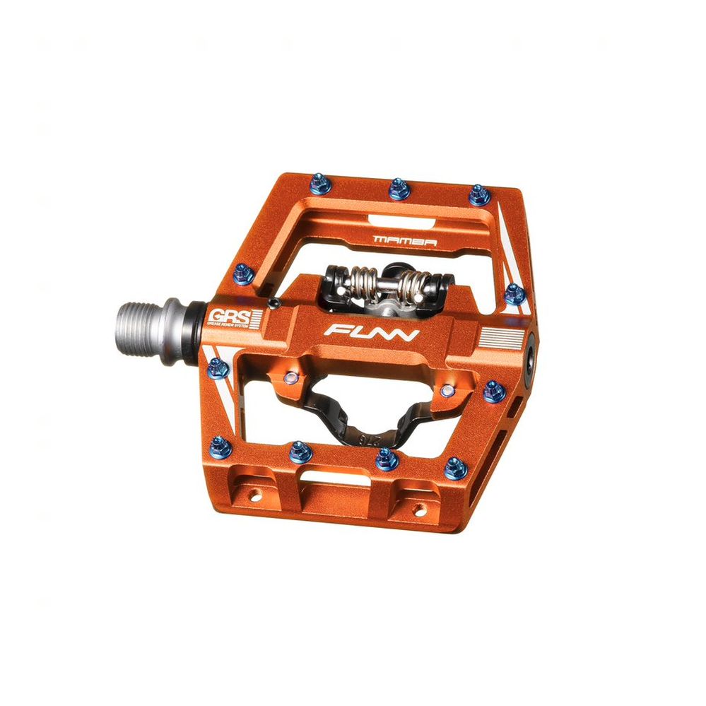 FUNN Mamba S (small) Single side SPD - GRS pedals orange