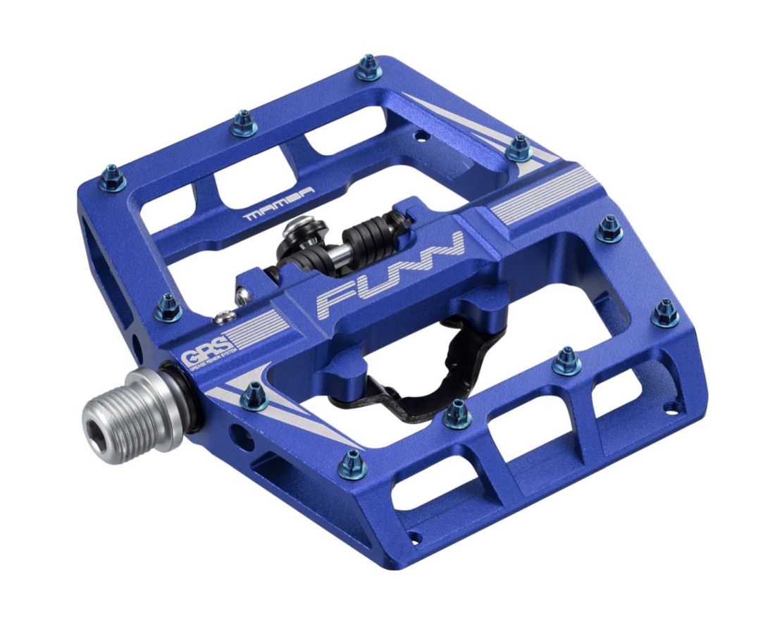 FUNN Mamba Single side SPD - GRS pedals blue