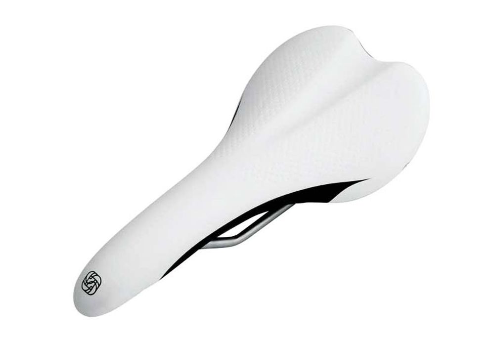 Gusset R series design saddle - White