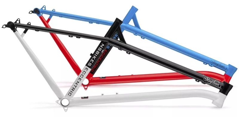 NS Bikes Eccentric rám - červeno/modrý velikost L - poslední kus