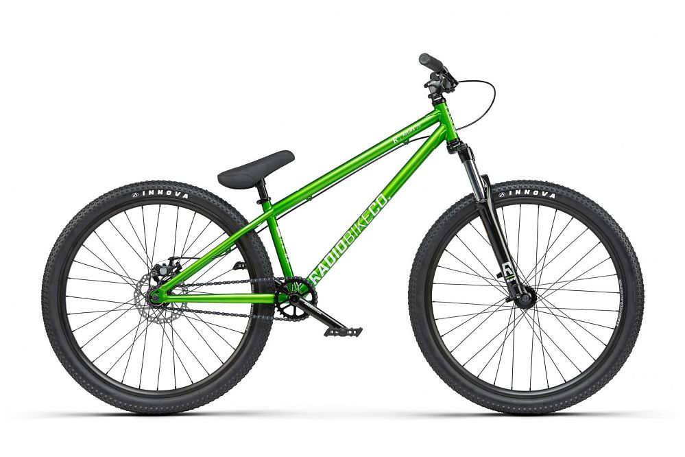 Radio Asura 26" Metallic Green - Dirt / Slopestyle bike