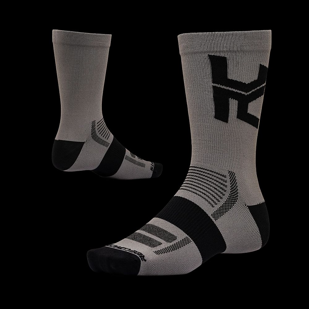 Ride Concepts Sidekick 8" socks - Charcoal