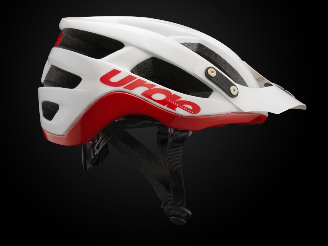 URGE SeriAll helma White Red - bílá / červená - velikost L/XL