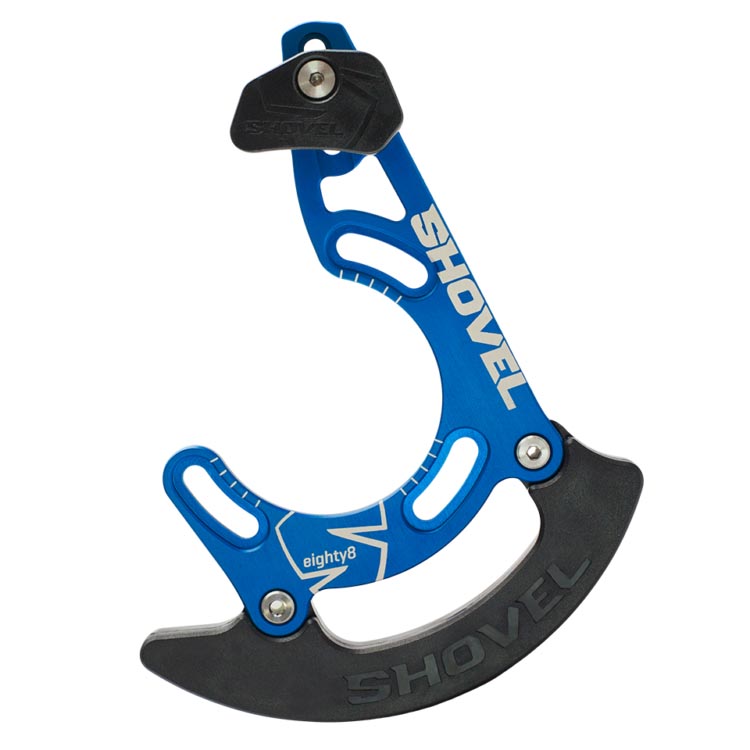 Shovel Eighty8 Alu - chain guide (70 g.) blue