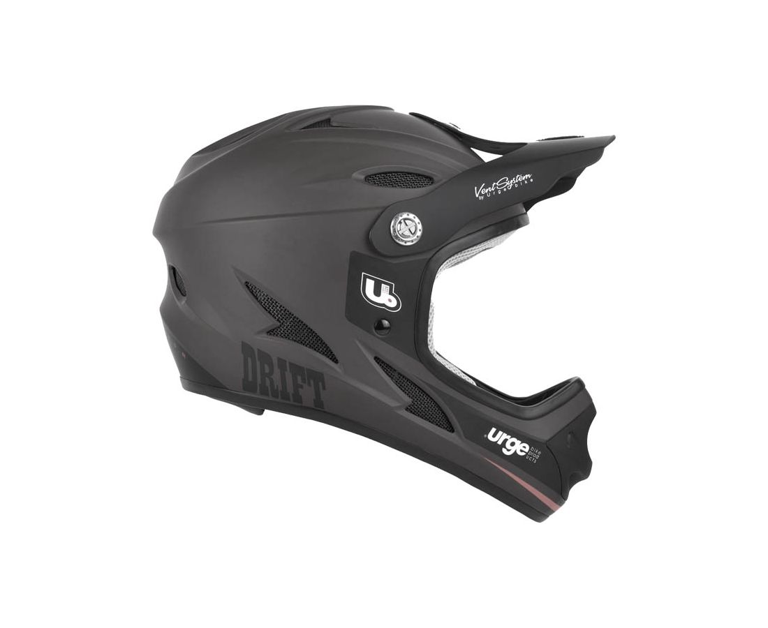 URGE Drift Black helma - černošedá