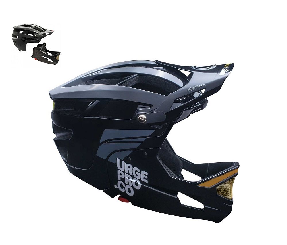 URGE Gringo convertible - De La Sierra Black helmet